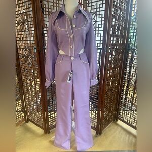 Unselfish Lover Lavender Western Rodeo Set